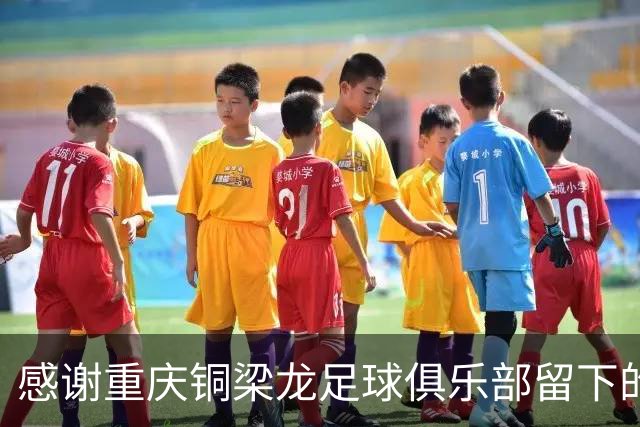 感谢重庆铜梁龙足球俱乐部留下的感谢信 也感谢你们的尊重与友谊